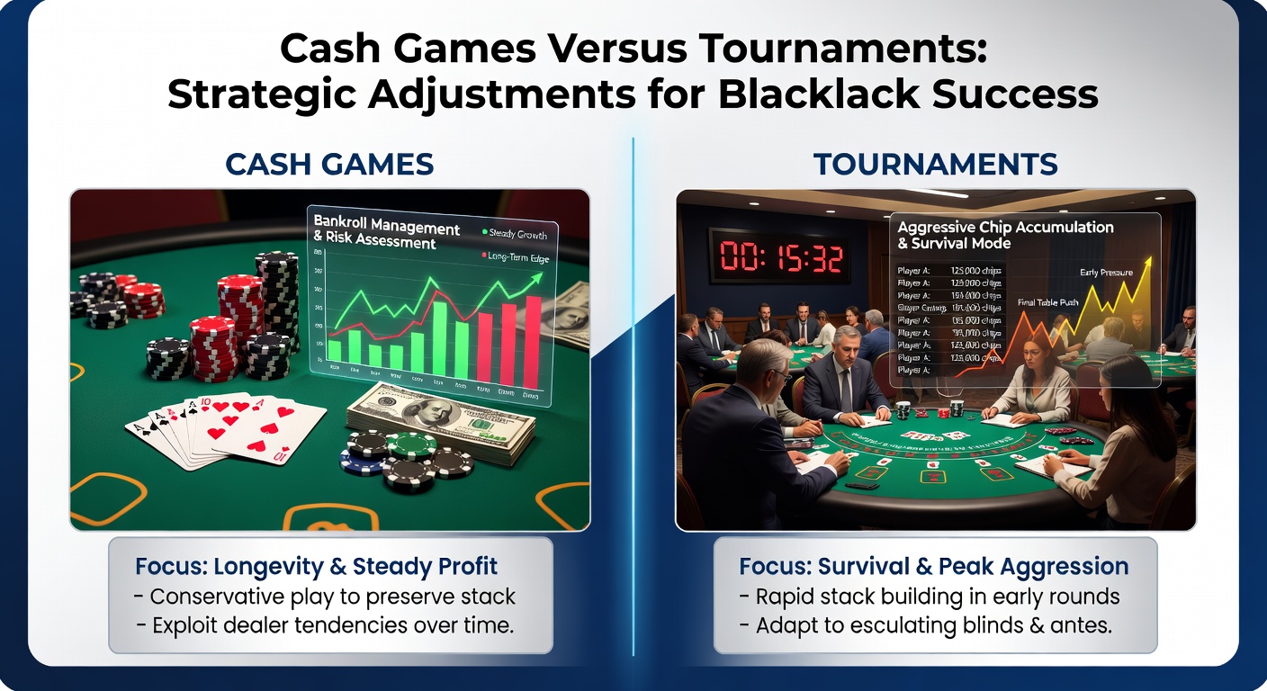 Close-up of a tournament final table with tense players eyeing chip stacks during a crucial hand