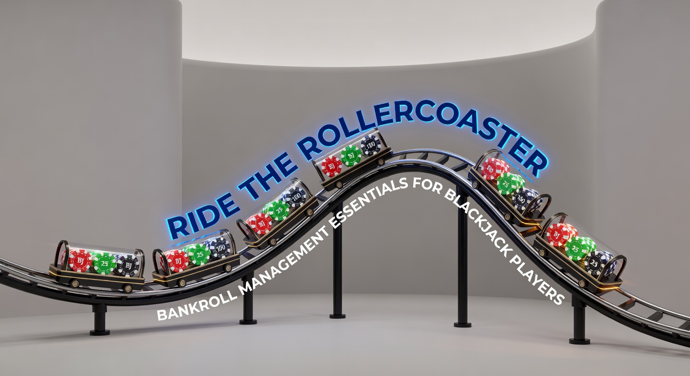 Graph showing blackjack bankroll fluctuations over multiple sessions, illustrating variance and recovery patterns